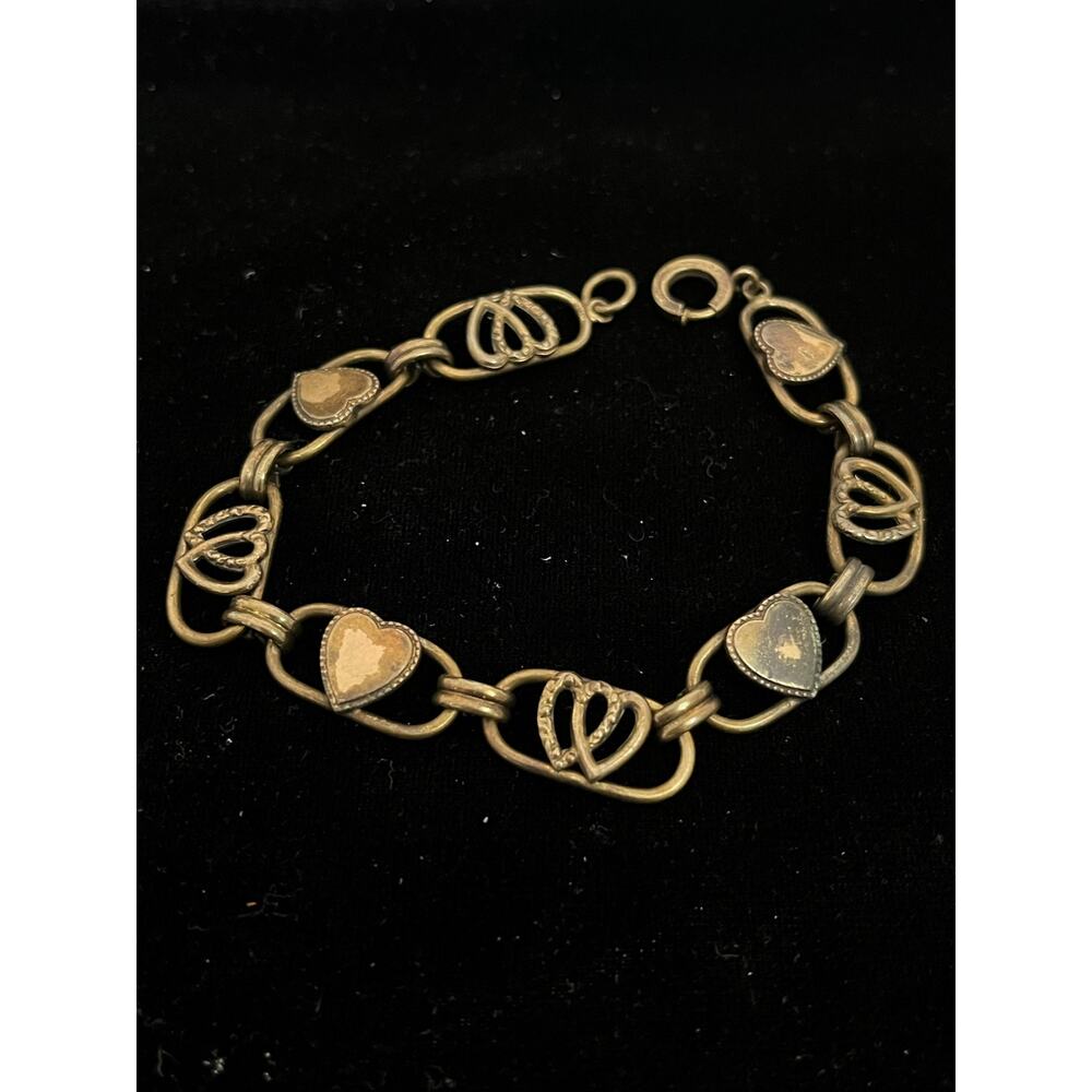 1940s Sweetheart Link Bracelet 1717